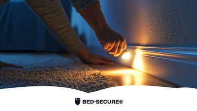 Personne cherchant s'il y a des punaises de lit chez soi ?