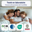 Housse anti-punaises de lit Bed-Secure® testée en laboratoire et certifiée par des organismes indépendants