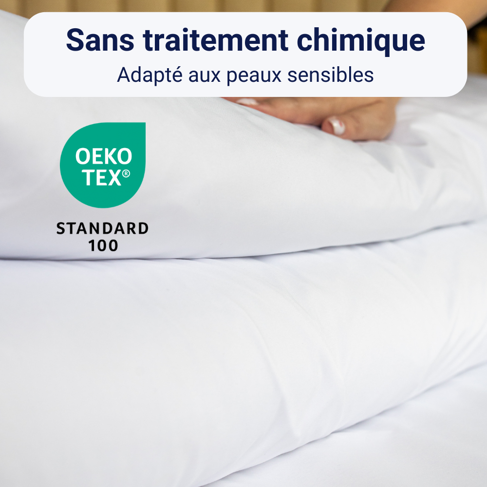 Housse anti-punaises de lit pour couette Bed-Secure® en tissu Microtext® hypoallergénique, sans traitement chimique, certifiée OEKO-TEX® Standard 100